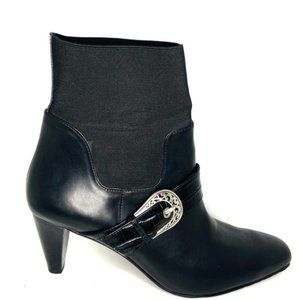 Brighton -"Rosita" Black Ankle Boots - 8.5M